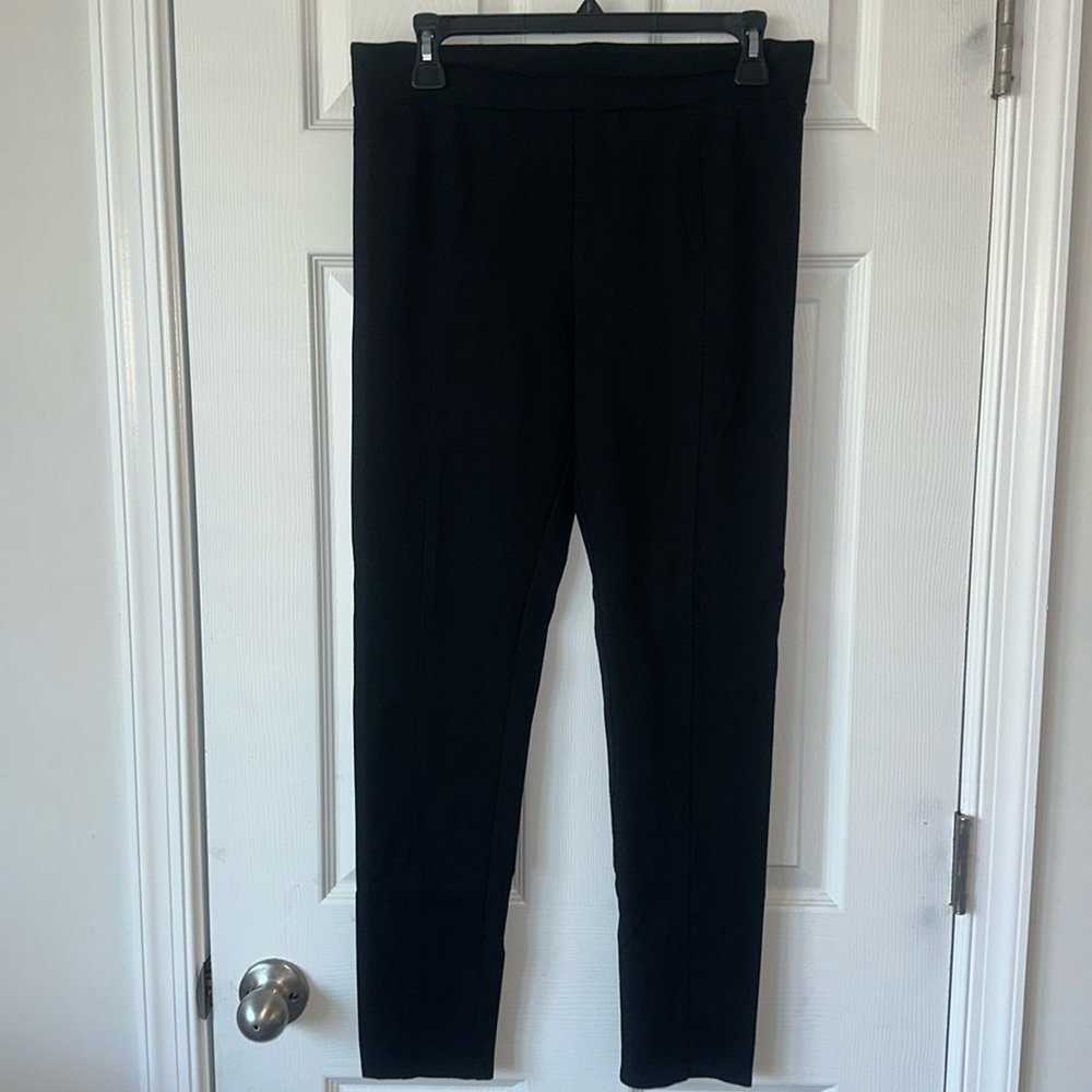 INC international concepts, black women leggings size 10 very good condition